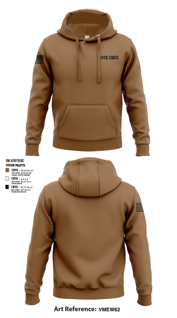 354th CMCO 72084124 Hoodie - 1