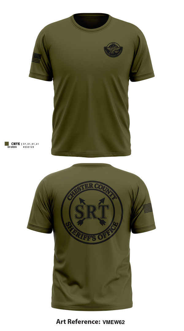 Old School Cotton Feel Shirt, Chester County Sheriff’s Office SRT - SC, Police, Teamtime, Team time, sublimation, custom sports apparel, team uniforms, spirit wear, spiritwear, sports uniforms, custom shirts, team store, custom team store, fundraiser sports, apparel fundraiser