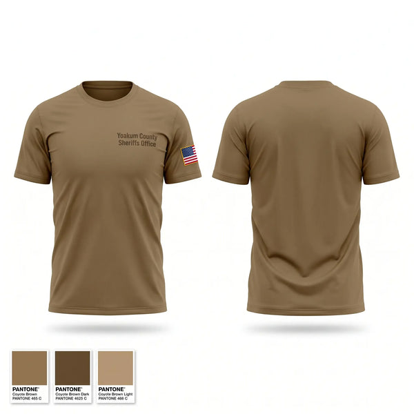 Short Sleeve Performance Shirt, Yoakum County Sheriff’s Office, Police, Teamtime, Team time, sublimation, custom sports apparel, team uniforms, spirit wear, spiritwear, sports uniforms, custom shirts, team store, custom team store, fundraiser sports, apparel fundraiser