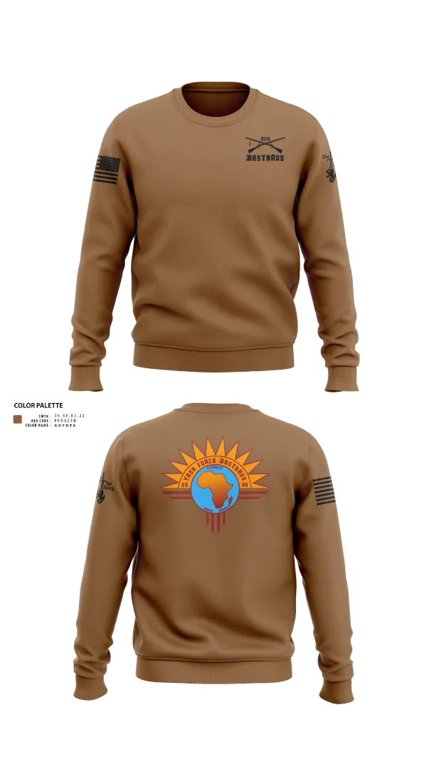 Crew Neck Sweatshirt, Task Force Bastards, , Teamtime, Team time, sublimation, custom sports apparel, team uniforms, spirit wear, spiritwear, sports uniforms, custom shirts, team store, custom team store, fundraiser sports, apparel fundraiser