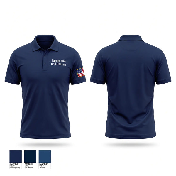 Short Sleeve Performance Polo, Barnet Fire and Rescue, Fire Department, Teamtime, Team time, sublimation, custom sports apparel, team uniforms, spirit wear, spiritwear, sports uniforms, custom shirts, team store, custom team store, fundraiser sports, apparel fundraiser