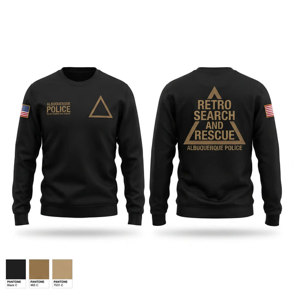 Crew Neck Sweatshirt, Albuquerque police, Police, Teamtime, Team time, sublimation, custom sports apparel, team uniforms, spirit wear, spiritwear, sports uniforms, custom shirts, team store, custom team store, fundraiser sports, apparel fundraiser
