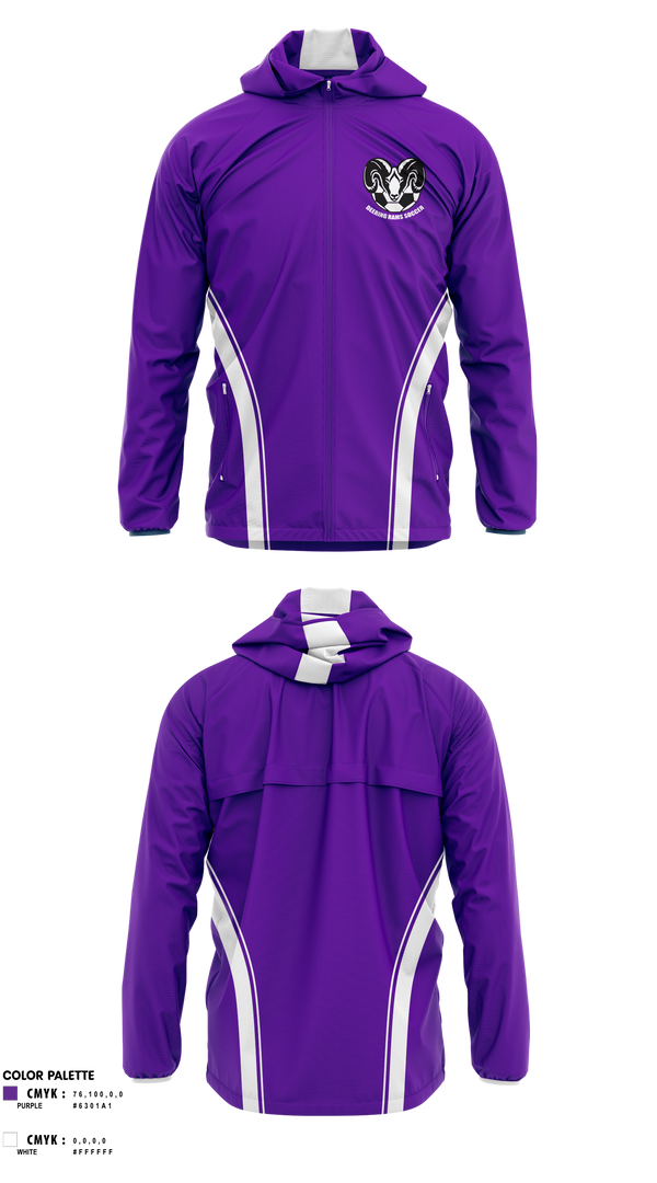 Deering Rams Soccer 79639687 Windbreaker - 2