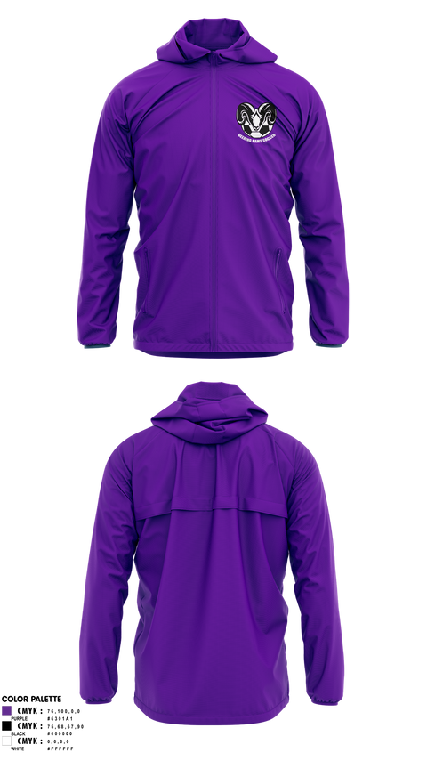 Deering Rams Soccer 79639687 Windbreaker - 3