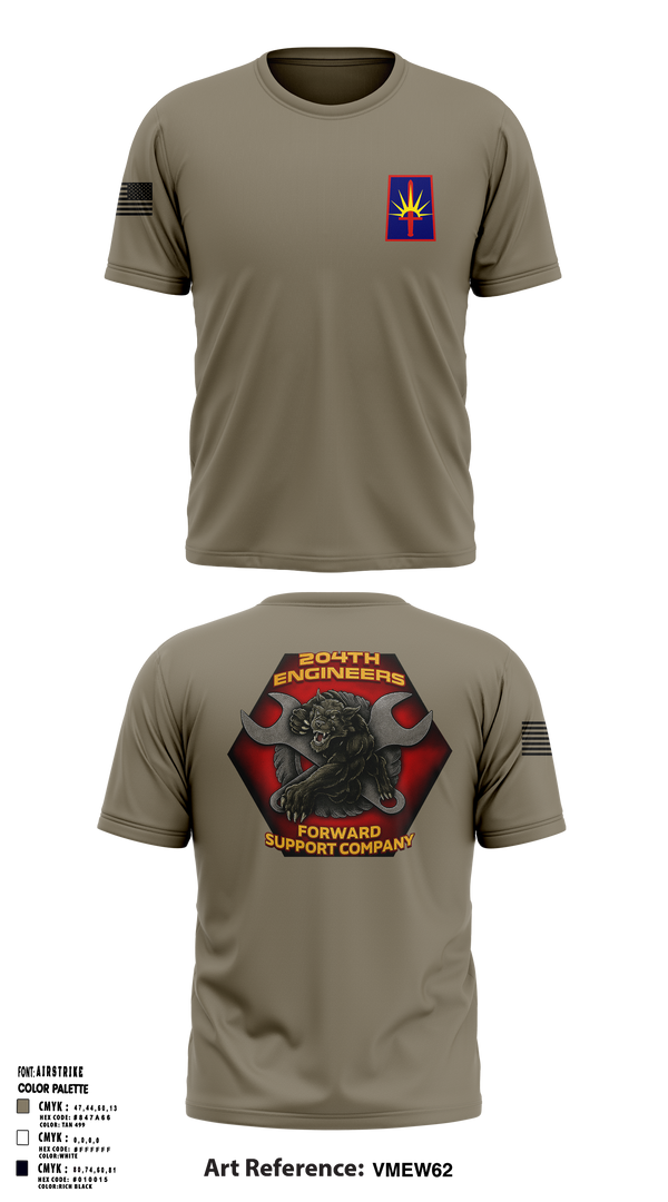 204thFSC 28842654 Old School Cotton Feel Shirt - 2