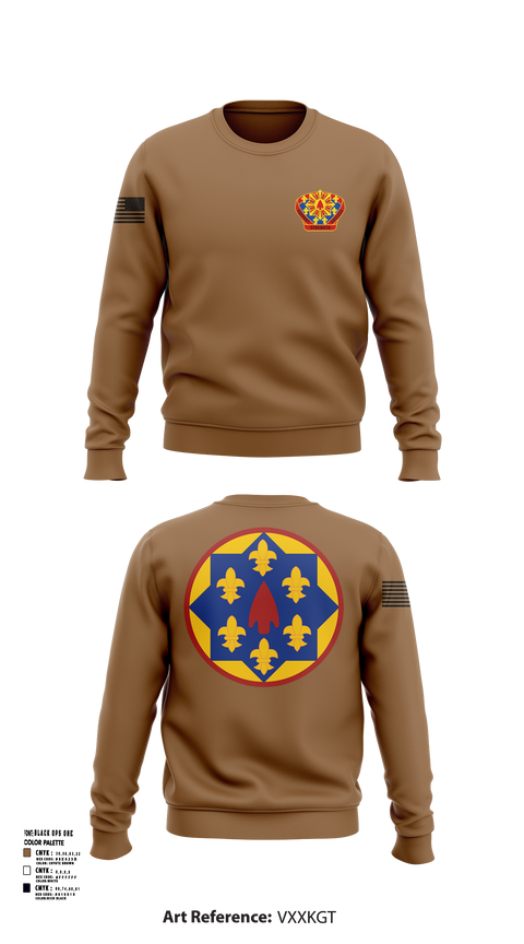 115th Regional Support Group (Rear Det) 43092620 Crew Neck Sweatshirt - 101