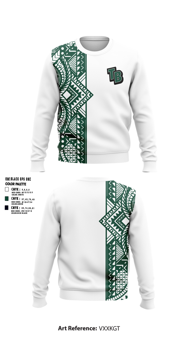 Twelve Bridges Rhinos 96167977 Crew Neck Sweatshirt - 1