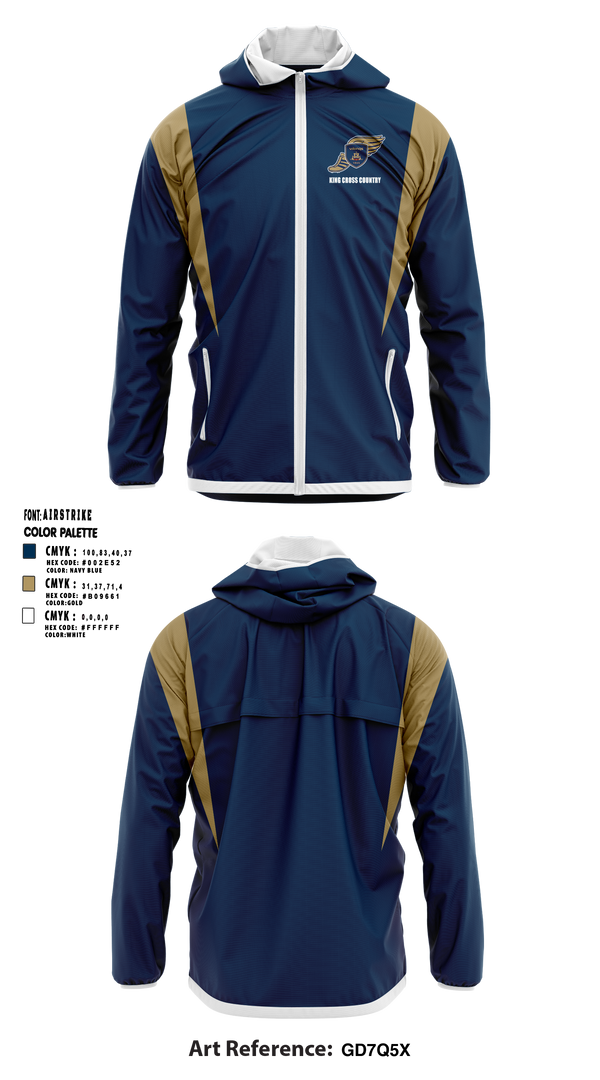 King School Cross Country 55057213 Windbreaker - 1