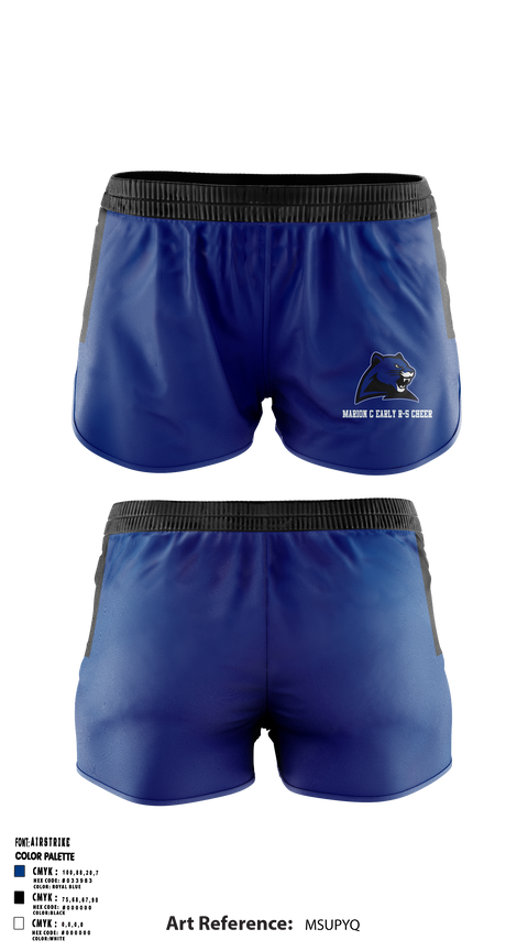 Marion C Early R-5 High School Cheer 22257490 Women's Shorts - 1
