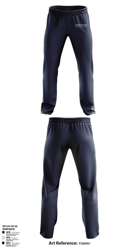 Homewood Volleyball 4156674 Sweatpants - 3