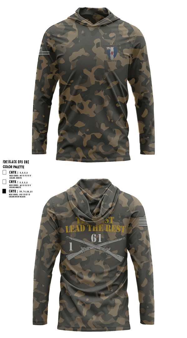 1-61 IN BN FSPC 11872632 Long Sleeve Performance Shirt with hood - 114