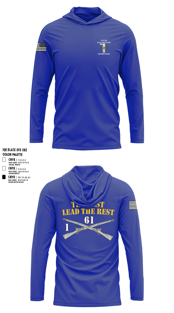 1-61 IN BN FSPC 11872632 Long Sleeve Performance Shirt with hood - 108