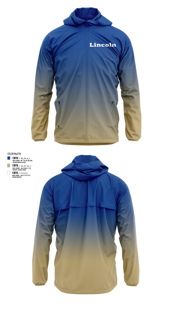 Windbreaker, Lincoln, Baseball, Teamtime, Team time, sublimation, custom sports apparel, team uniforms, spirit wear, spiritwear, sports uniforms, custom shirts, team store, custom team store, fundraiser sports, apparel fundraiser