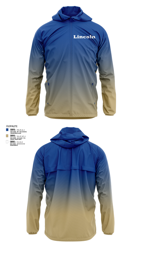 Windbreaker, Lincoln, Baseball, Teamtime, Team time, sublimation, custom sports apparel, team uniforms, spirit wear, spiritwear, sports uniforms, custom shirts, team store, custom team store, fundraiser sports, apparel fundraiser