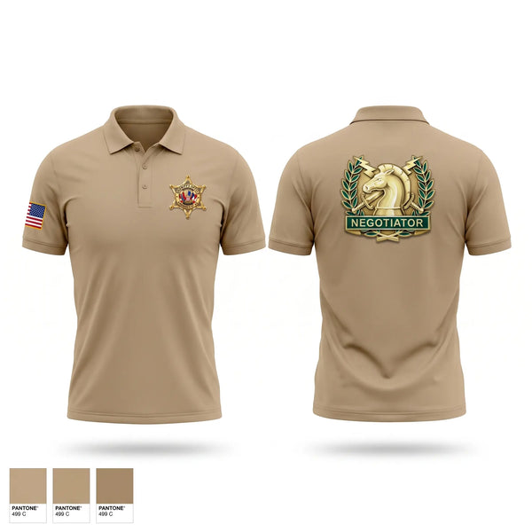 Short Sleeve Performance Polo, Mobile county Sheriff's Hostage Crisis Team, Police, Teamtime, Team time, sublimation, custom sports apparel, team uniforms, spirit wear, spiritwear, sports uniforms, custom shirts, team store, custom team store, fundraiser sports, apparel fundraiser