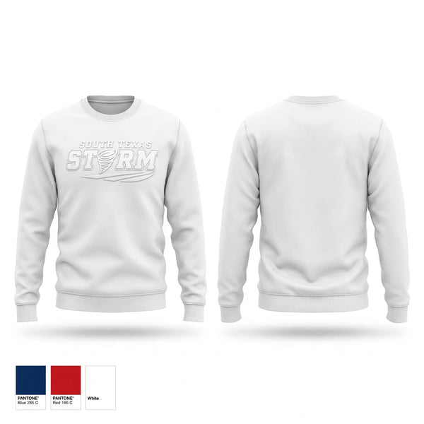 Crew Neck Sweatshirt, SOUTH TEXAS STORM, Track & Field, Teamtime, Team time, sublimation, custom sports apparel, team uniforms, spirit wear, spiritwear, sports uniforms, custom shirts, team store, custom team store, fundraiser sports, apparel fundraiser