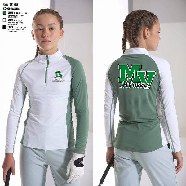 Mount Vernon Mountaineer Lady Golf Quarter Zip Jacket - 1