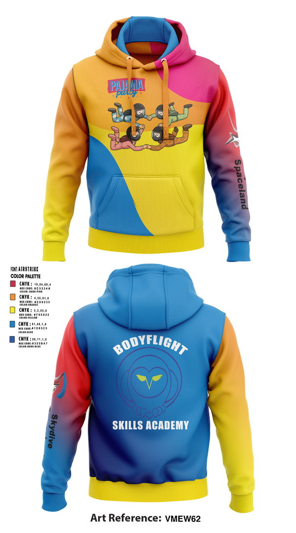 Skydive Dallas Pajama Party 69416240 Hoodie - 1