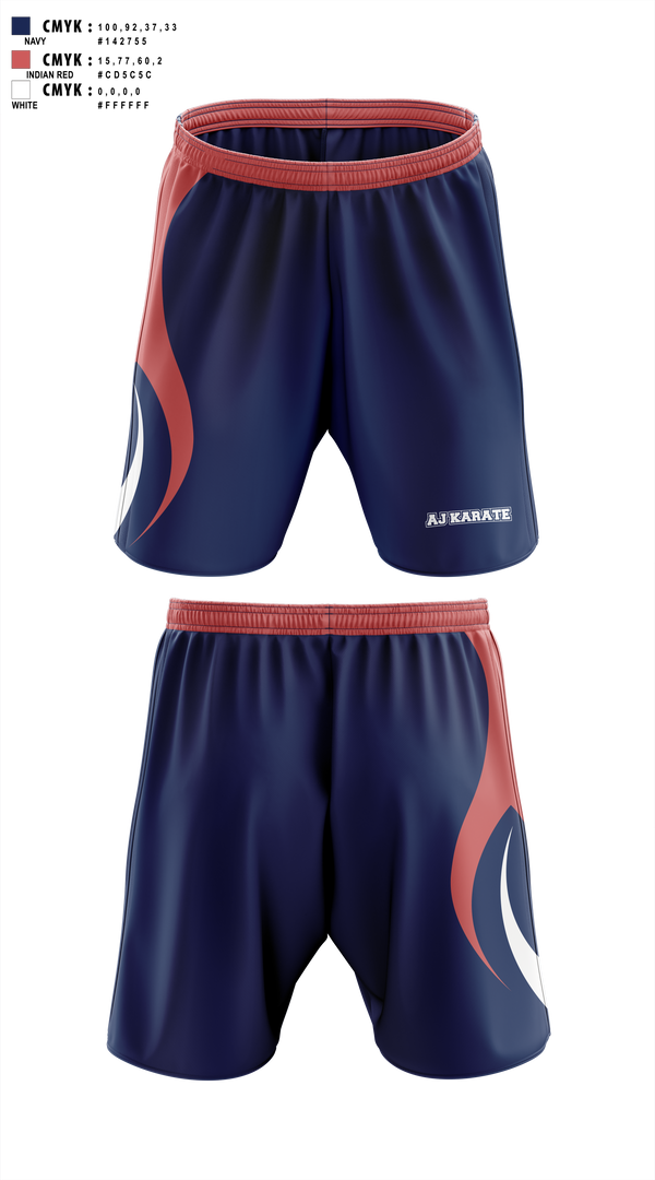 AJKarateAJKarate 7020384 Athletic Shorts With Pockets - 1