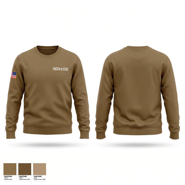 Crew Neck Sweatshirt, 1033rd ESC, Army, Teamtime, Team time, sublimation, custom sports apparel, team uniforms, spirit wear, spiritwear, sports uniforms, custom shirts, team store, custom team store, fundraiser sports, apparel fundraiser