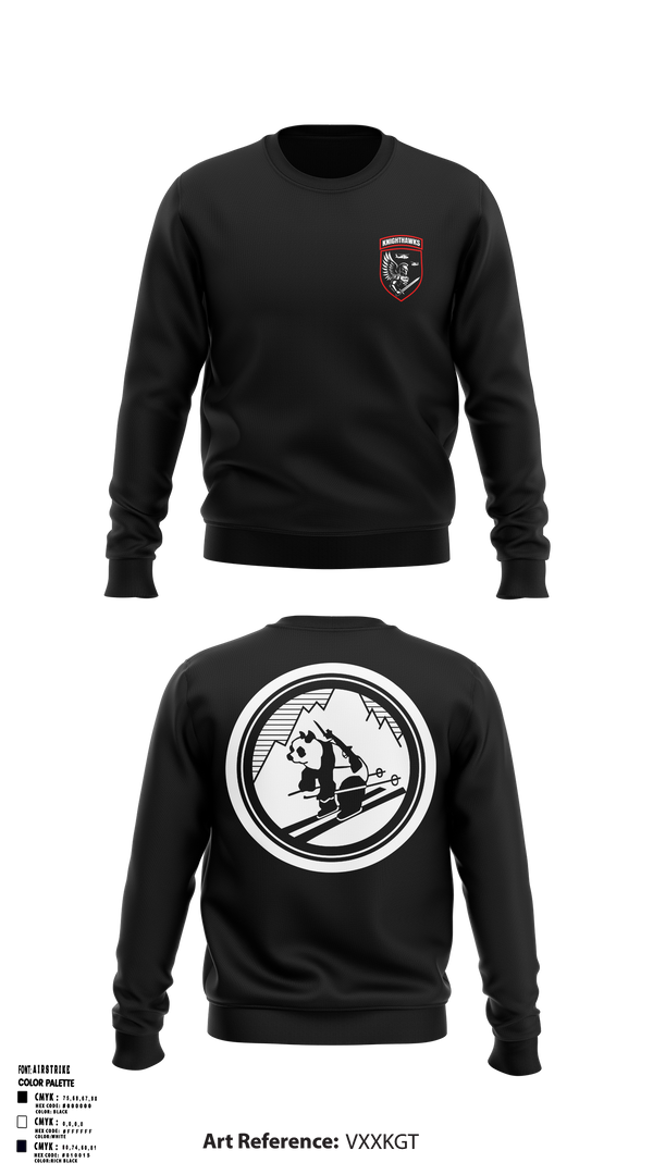 2-10 AHB Knighthawks Crew Neck Sweatshirt - 17