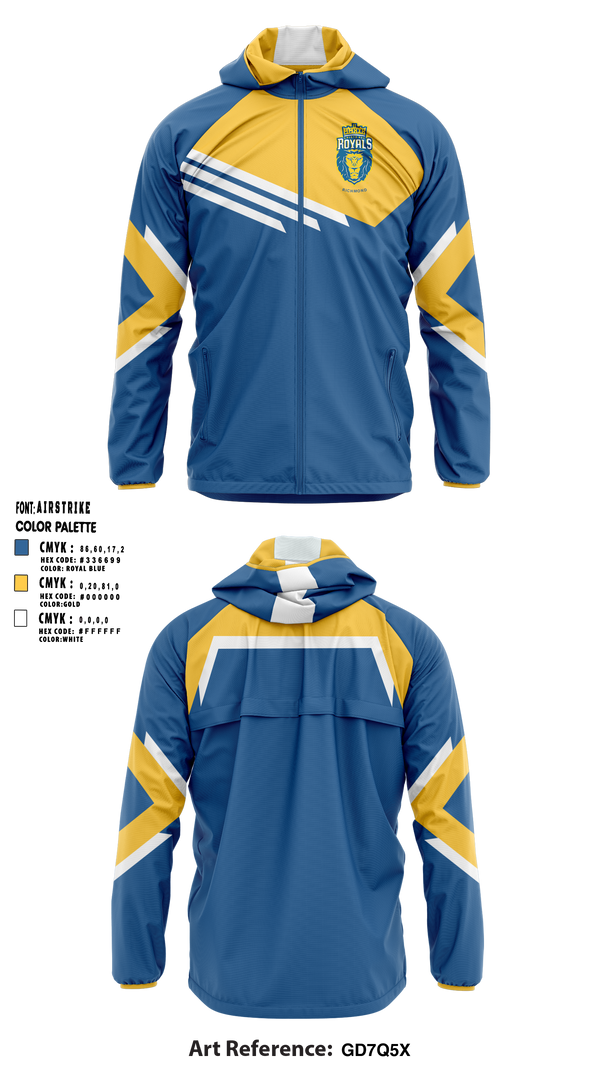 Cristo Rey Richmond High School Cheer 38759734 Windbreaker - 1