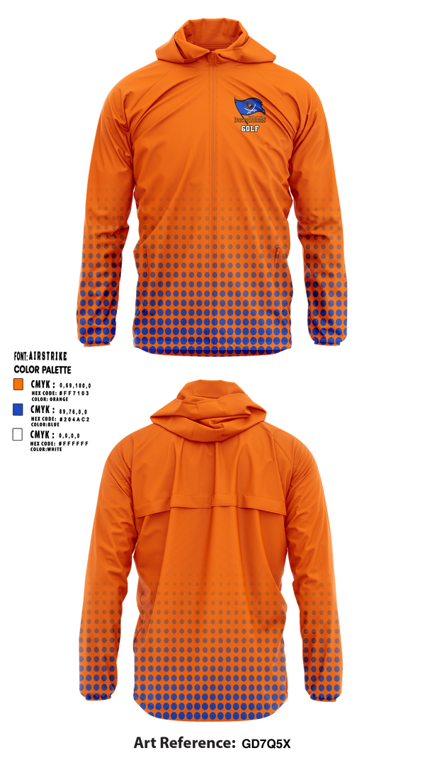 Branford Buccaneers 66316693 Windbreaker - 1