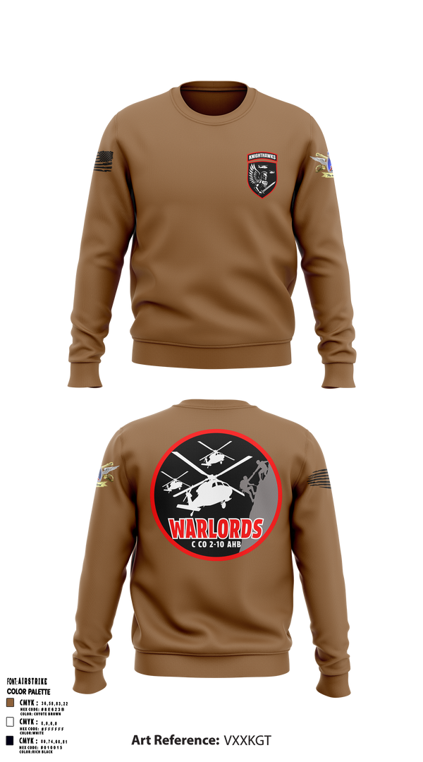 2-10 AHB Knighthawks 14380811 Crew Neck Sweatshirt - 8
