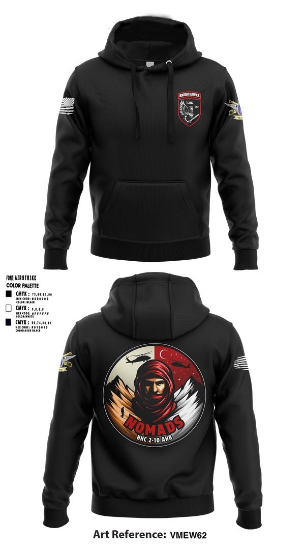 2-10 AHB Knighthawks 14380811 Hoodie - 3