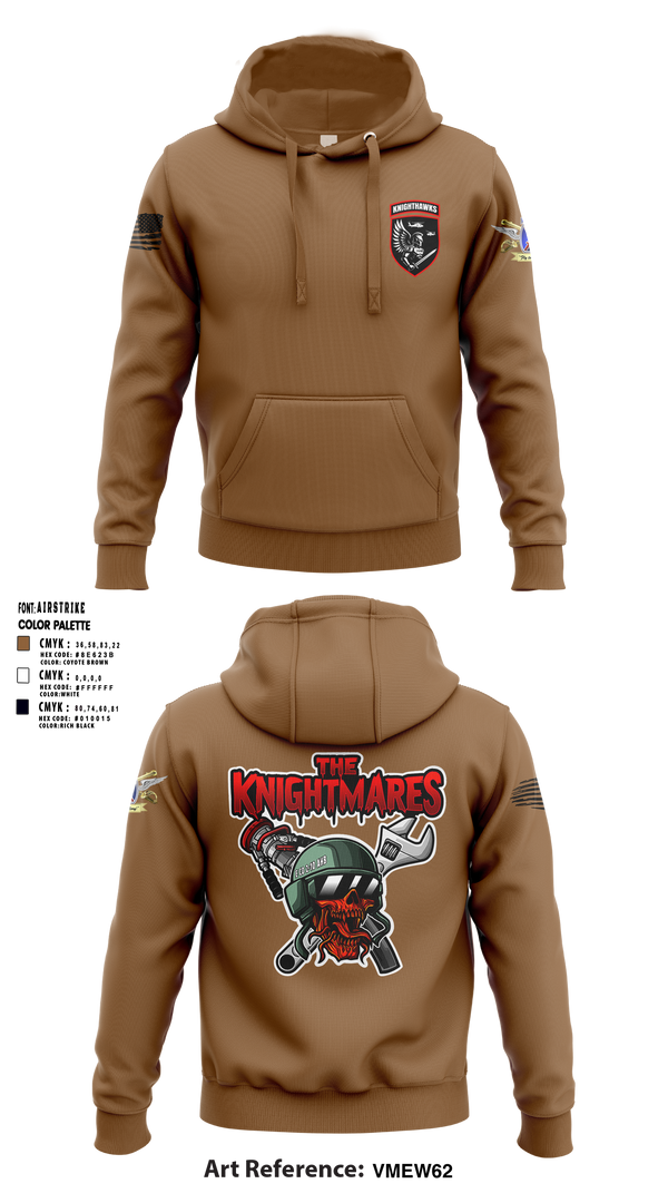 2-10 AHB Knighthawks 14380811 Hoodie - 12