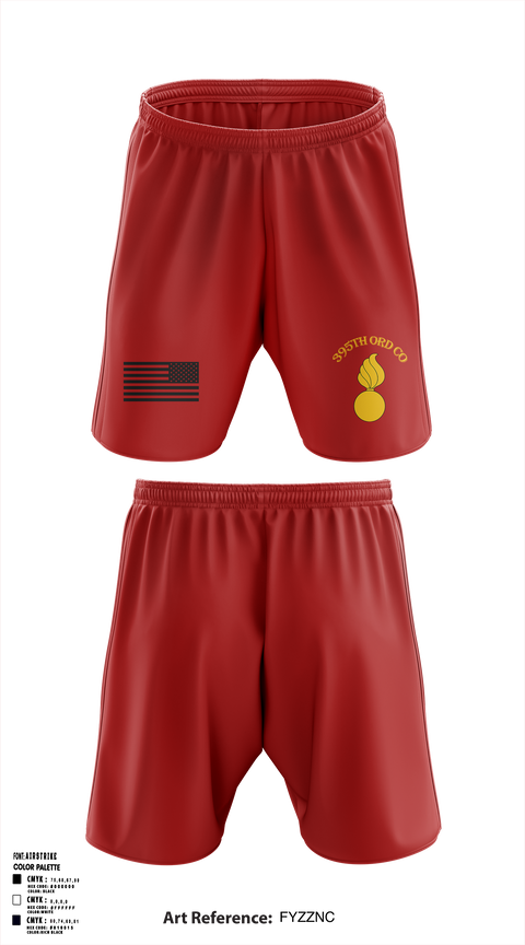 395th Ordnance Company 51891174 Athletic Shorts With Pockets -1
