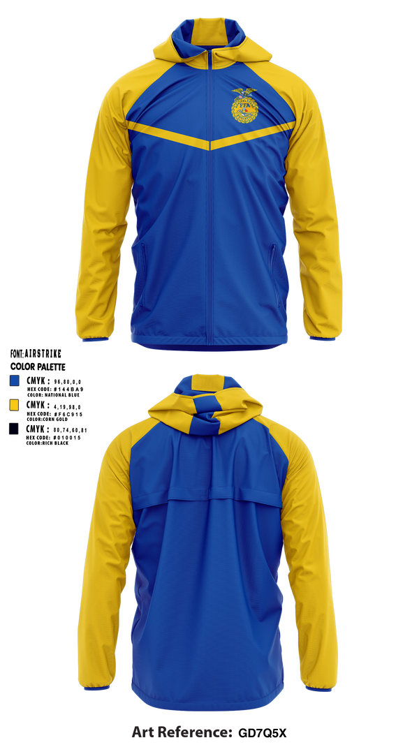North Decatur FFA 50853256 Windbreaker - 1