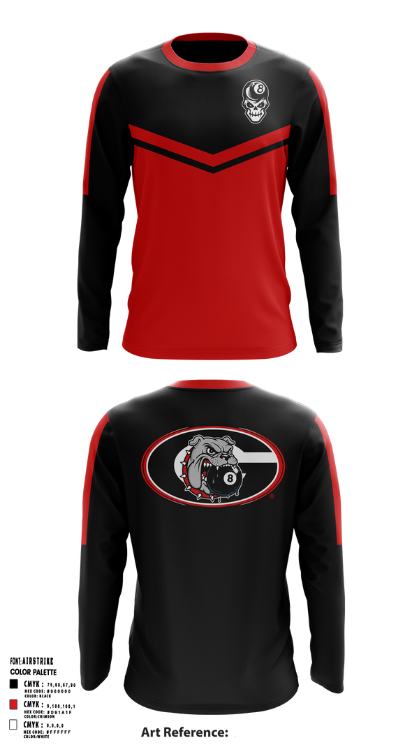 Georgia’s Bulldogs 59919230 Long Sleeve Performance Shirt 1