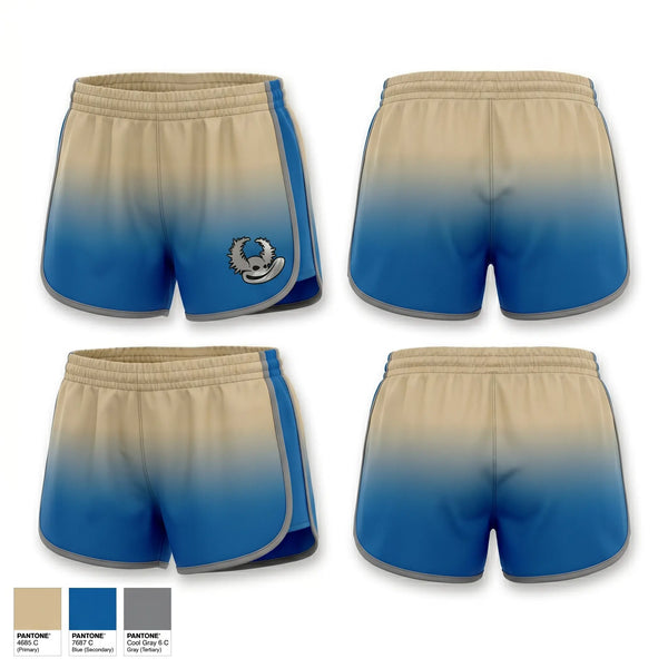 Womens Shorts, Los Diablos cojuello, Softball, Teamtime, Team time, sublimation, custom sports apparel, team uniforms, spirit wear, spiritwear, sports uniforms, custom shirts, team store, custom team store, fundraiser sports, apparel fundraiser