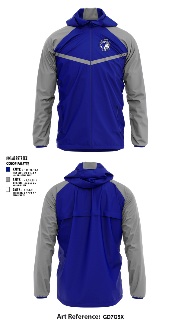 Owatonna Gymnastics 66502573 Windbreaker - 1