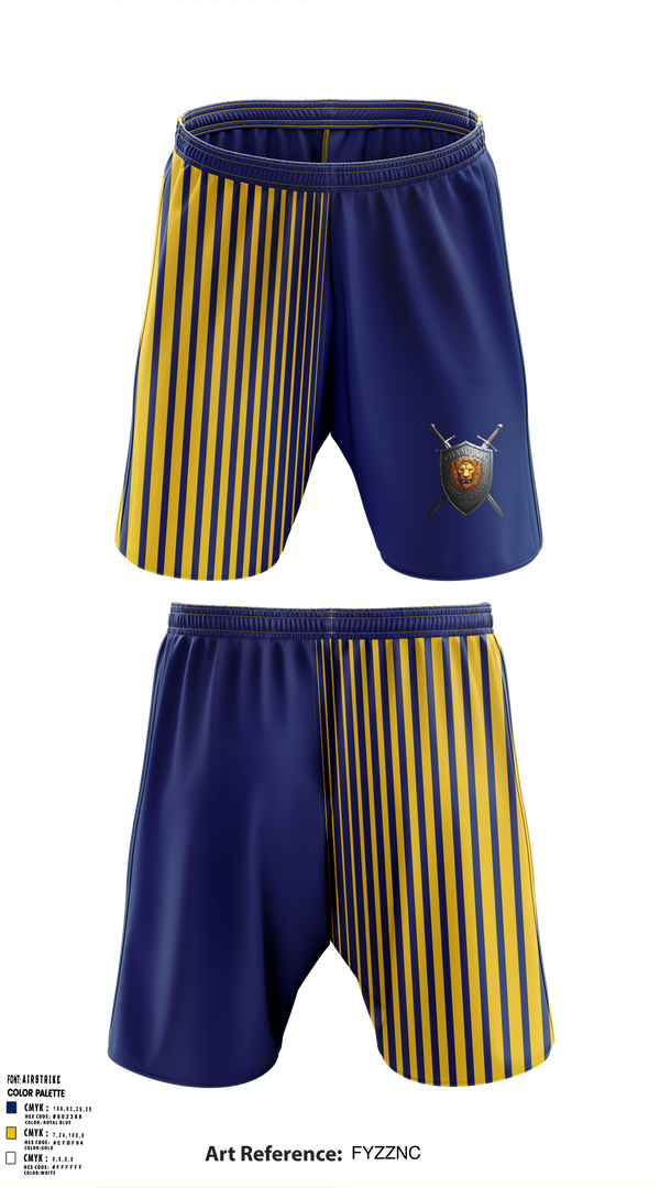 Champion Christian Academy 78038822 Athletic Shorts With Pockets - 1