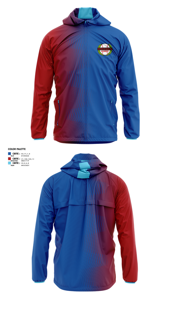 Dominican baseball Academy 36003266 Windbreaker - 1