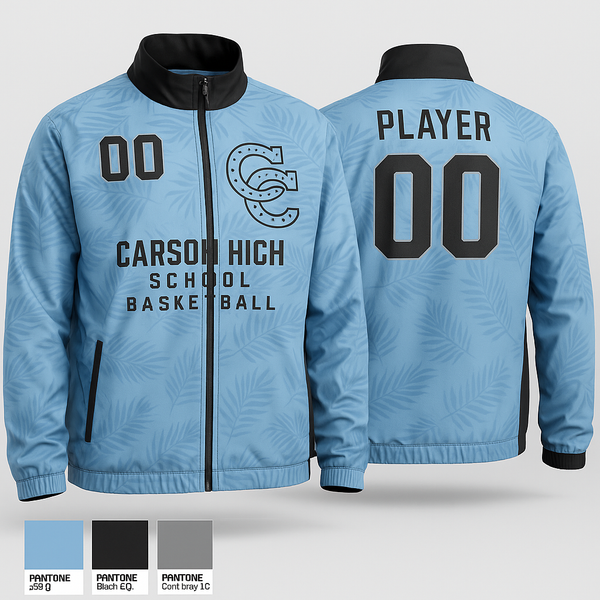 Carson High School Basketball Windbreaker - 1