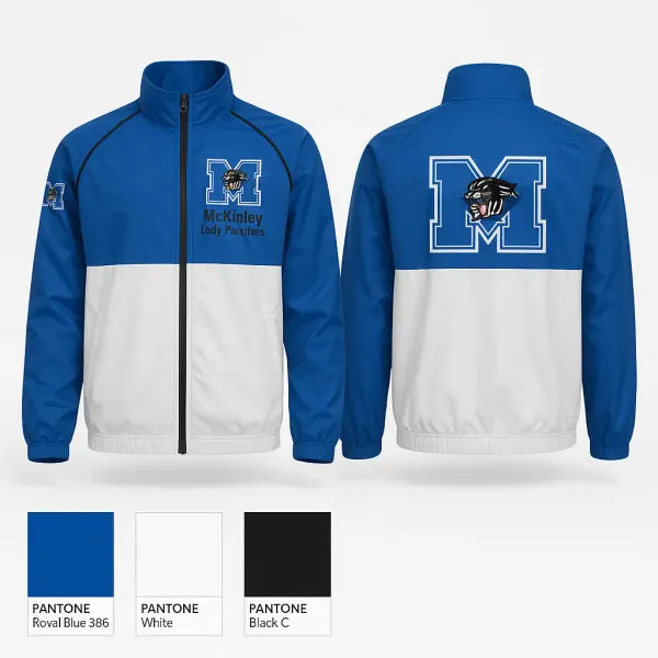 Windbreaker, McKinley Lady Panthers, Women's Volleyball, Teamtime, Team time, sublimation, custom sports apparel, team uniforms, spirit wear, spiritwear, sports uniforms, custom shirts, team store, custom team store, fundraiser sports, apparel fundraiser