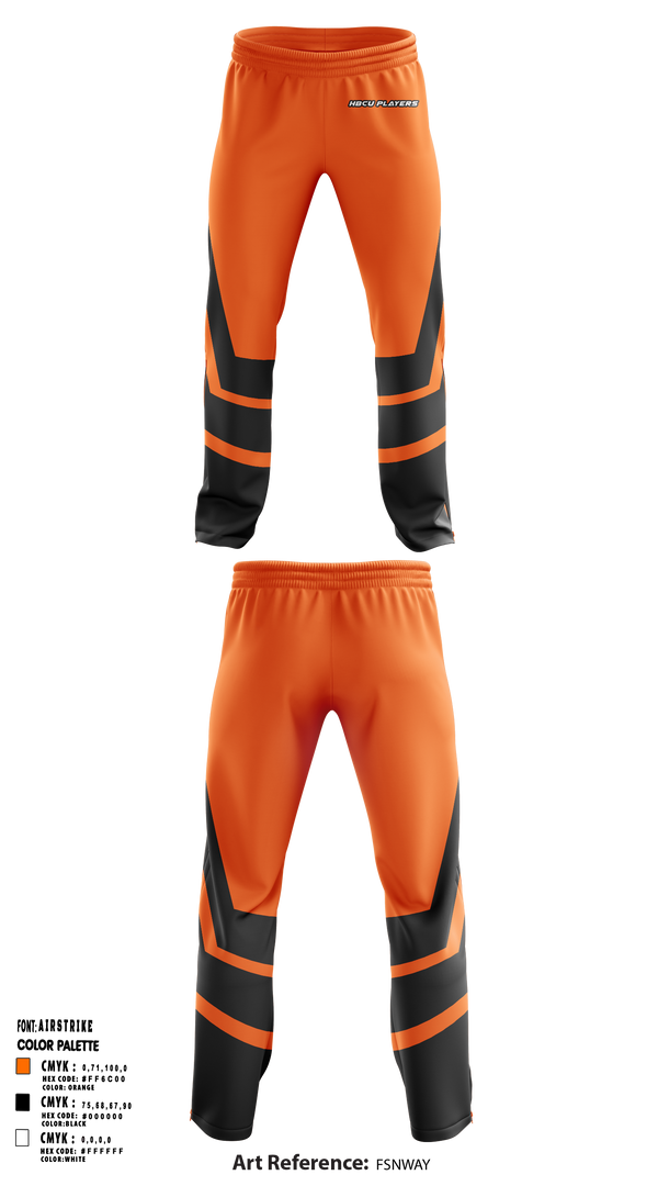 HBCU players 18482668 Sweatpants - 1