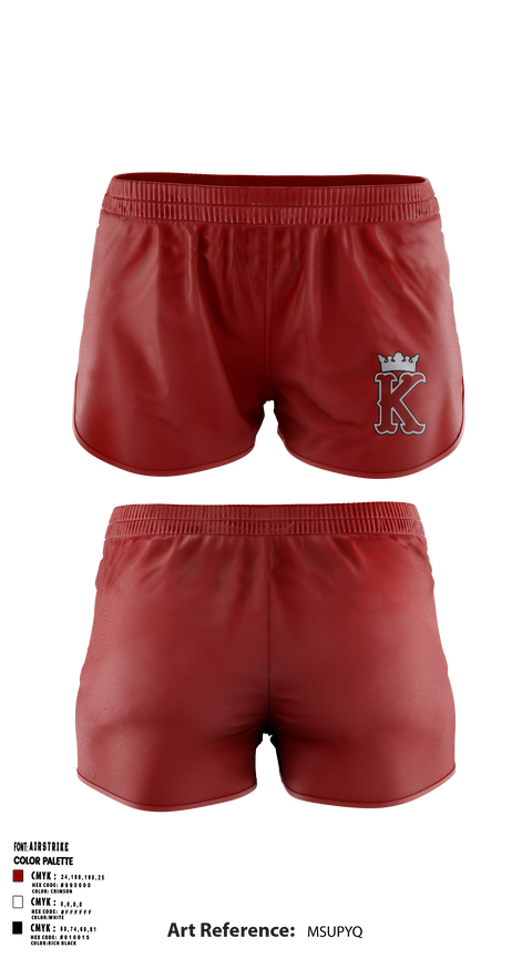 Kings Regiment Marching Band 35916061 Women's Shorts - 1