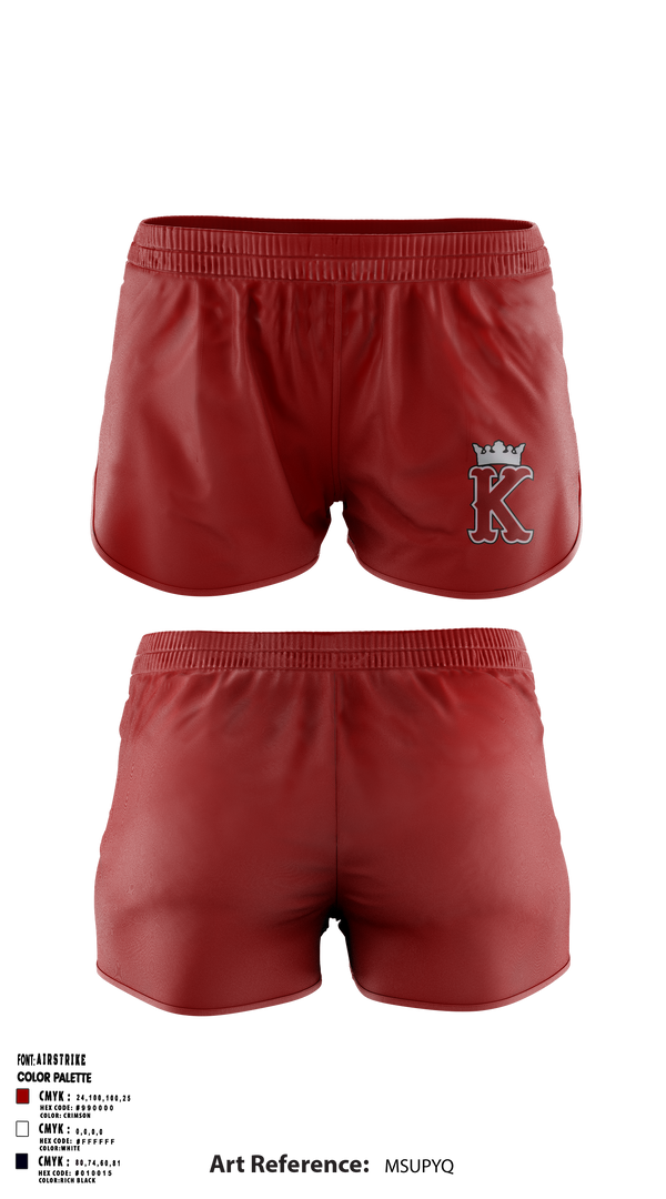 Kings Regiment Marching Band 35916061 Women's Shorts - 1