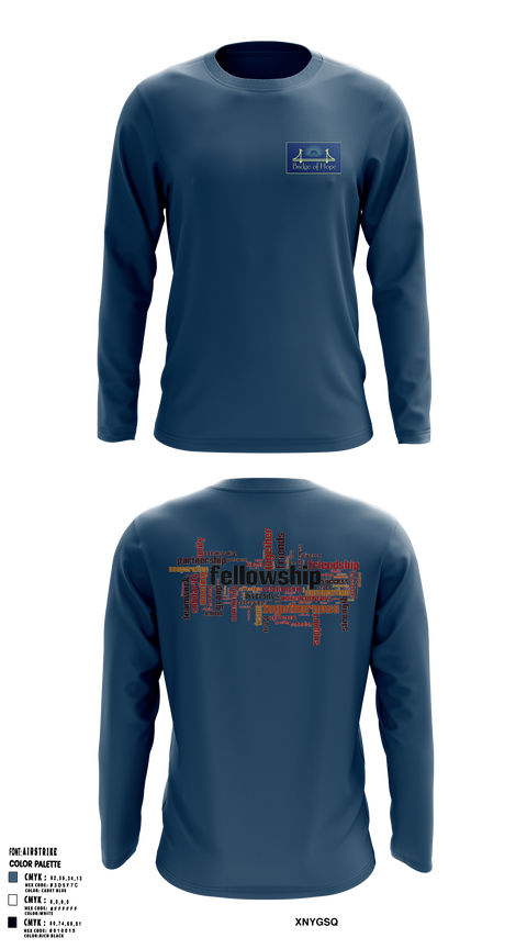 Bridge of Hope 1822599 Long Sleeve Performance Shirt 1