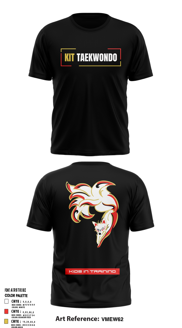KIT Taekwondo 25012560 Short Sleeve Performance Shirt - 3