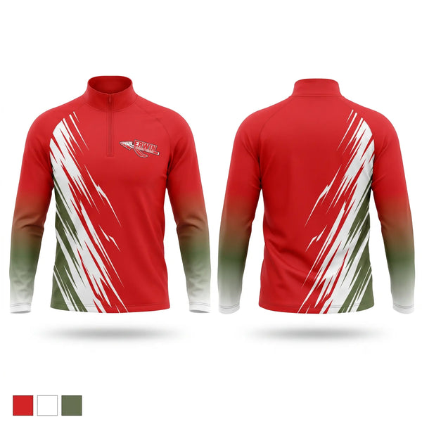 Quarter Zip Jacket, Erwin Warriors, Men's Soccer, Teamtime, Team time, sublimation, custom sports apparel, team uniforms, spirit wear, spiritwear, sports uniforms, custom shirts, team store, custom team store, fundraiser sports, apparel fundraiser