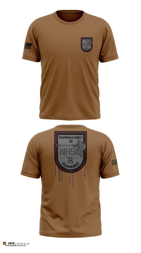 TrspHubschrRgt 10 Old School Cotton Feel Shirt - 1