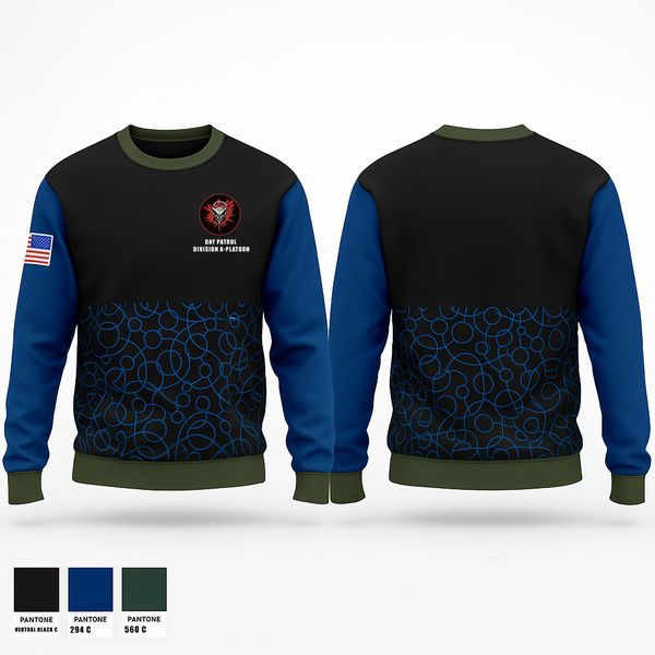 Day Patrol Division A-Platoon Crew Neck Sweatshirt - 1