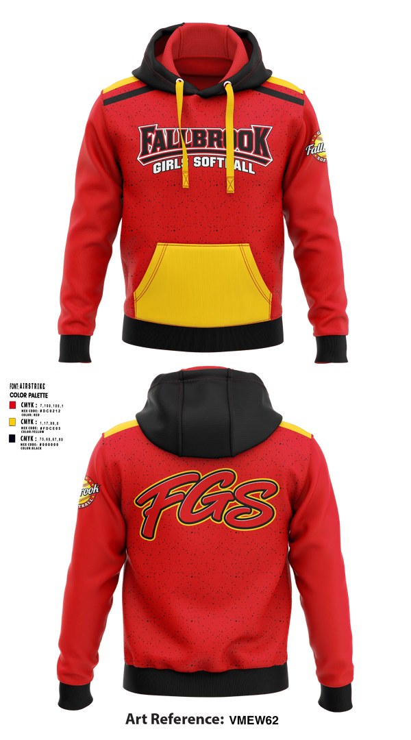 Hoodie, Fallbrook girls softball, Softball, Teamtime, Team time, sublimation, custom sports apparel, team uniforms, spirit wear, spiritwear, sports uniforms, custom shirts, team store, custom team store, fundraiser sports, apparel fundraiser
