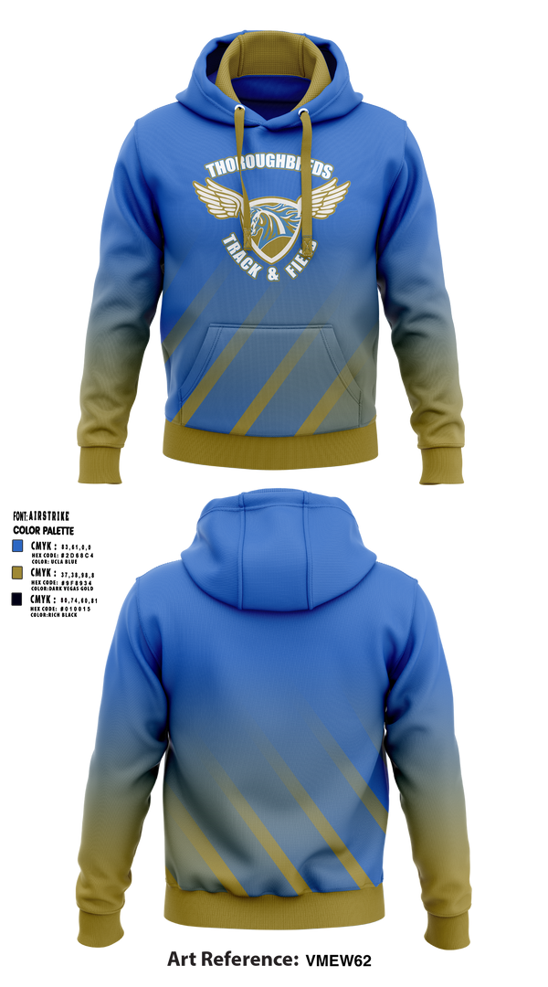 Thoroughbreds Track Club 31257976 Hoodie - 2