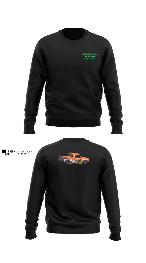 Rubberneck Racing 33186626 Crew Neck Sweatshirt - 100